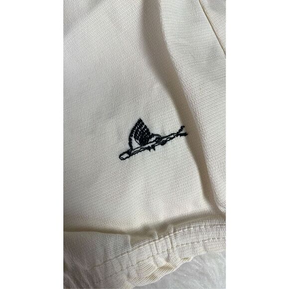 Vintage CATALINA Shorts Elastic Drawstring Waist Elastic Leg Sports Sz 36 White - Picture 11 of 12